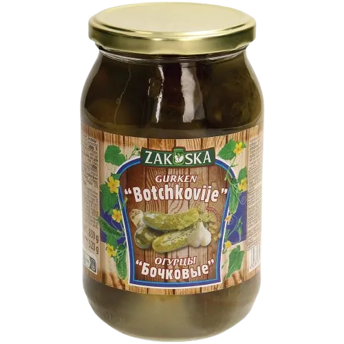 ZAKUSKA - Concombres fermentés "Botschkovije" 830g
