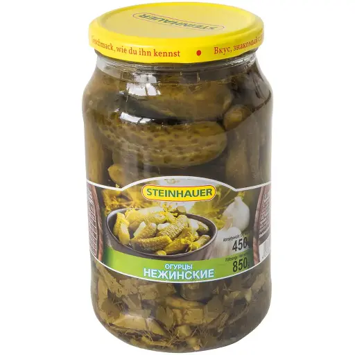 [51006] STEINHAUER - Concombres marinés "Neshenskie" 850g