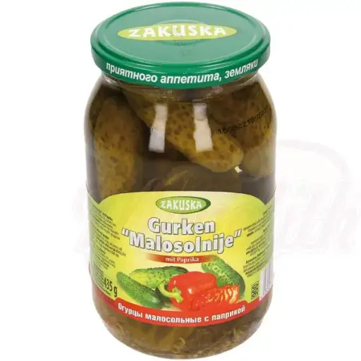 [51119] ZAKUSKA - Concombres au paprika "Malosolnije"  850g