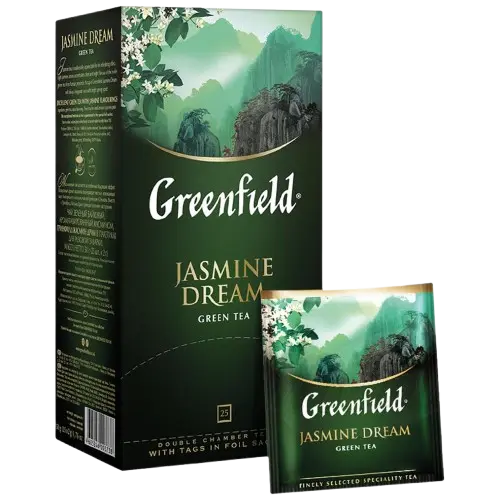 [58723] GREENFIELD - Thé vert "Jasmine Dream" au jasmin