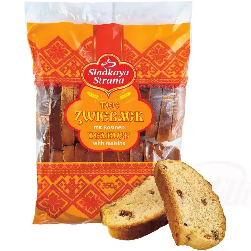 [76213] SLADKAYA STRANA - Biscotte secs aux raisins secs
