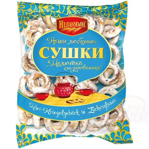 [76252] HLEBODAR - Mini-bouchées au sucre glacé "Малютка глазированная"
