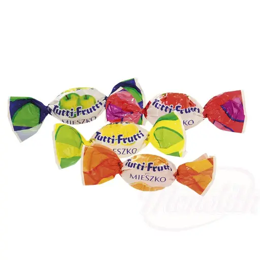 [85901] MIESZKO - "Tuttii Frutti" Caramels fourrés, saveurs fruitées