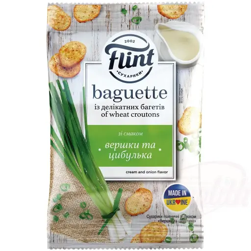 [76341] FLINT - Snack de pain Crème/oignon 60g